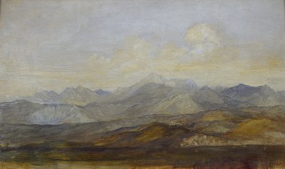 The Carrara Mountains from Pisa, 1845 - 1846 by George Frederick Watts